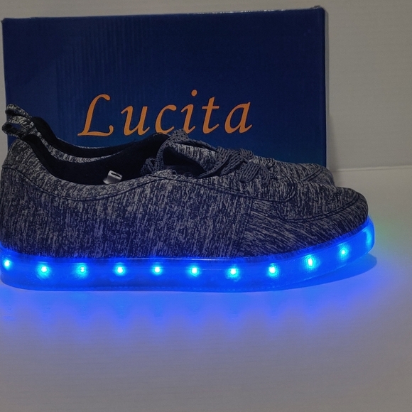 LUCITA SHOES WOMEN'S STYLE LIGHT-002COLOR BLACK/G - Picture 14 of 16